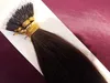 DHL Free shipping 100% indian human queen hair products 5A 16"- 26" 1g/s 100s/set stick tip nano ring hair extensions 4#medium brown