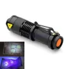 İyi Fiyat UV El Feneri Mini LED Meşale 395nm Siyah Dövüş Boyu Menekşe Işık UV 9 LED Flaş Işık Torcia Linternna Alüminyum Lamp58884266