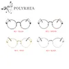 High Quality Grade Eyewear Frames Vintage Round Glasses Female Brand Designer Spectacle Plain With Case And Box