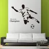 2016 new Soccer Wall Decal Sticker Sports Decoration Mural for Boys Room Wall Stickers 274f