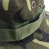 Atacado-Camuflagem Bucket Chapéus Selva Camo Chapéu Pescador com aba larga Sun Pesca Bucket Hat Camping Caça Caps 8 Estilos