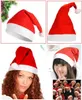 Weihnachtsmützen Rote Erwachsene Weihnachten Cosplay Hüte Neujahr Dekoration Weihnachtsdekoration Tuch Hüte Santa Klausel Navidad Caps Festival