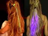 1200pcs/lot Free Shipping LED Light Hair Flashing Hairpin tire color fiber Luminous braid Christmas Festival Bar Party Supplies