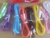 3.5mm Stereo Audio Aux Cable Flat Noodel Wire Cords Jack Man till Man 1m 3ft för telefon Mobiltelefon 1500pcs / Lot