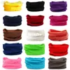 2016 Solid Colors Cycling Face Mask Racing Tube Scarf Bandana Head Neck Gaiter Warmer Snood Bicycle Riding Plain Headwear Beanie