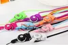 2 I 1 Funktion Lanyard Sling Finger Ring för mobiltelefon Neck mode Hängande rep flätad avtagbar rem för iPhone 6 Case Cove9425619