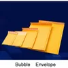 الحقائب الصفراء Bubble Envelope Wrapes حقائب التغليف PE أكياس الفقاعة الخارجية مقاس 110 * 130 مم ، 150 * 200 مم ، 200 * 250 مم ، 230 * 280 مم وسادة بريدية Bubble Bubble