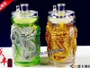 Free shipping wholesale Hookah - Hookah Acrylic pot Dragons] [classic silver color random delivery