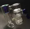 Prowerhead Ash Catcher Podwójna komora z 7 drzewami ramienia Perc Ashcatcher do szklanych Bongs Akcesoria do palenia