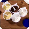 Wholesale-vanzlife creative vertical rotatable spice jar seasoning box set and kitchen sauce box kithen storage tank