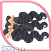 I capelli artigianali brasiliani a 2 bundle tyeable si intrecciano il 100% dei capelli umani non trasformati cucite ondulate in estensioni in vendita 12-26 "venditori affidabili