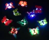 カラフルな光ファイバーの蝶の夜間の夜光1W Led結婚式の室の夜の照明パーティーの装飾ペースト壁ライトNL009