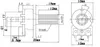 B200k b204 enkel hi-fi högtalare förstärkare volympotentiometer 3 15mm anthocaulus