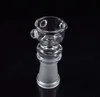 Hookahs Feminino Vidro Construído em Tela Tigela Slide Ash Catcher Fumar para Bong Tubulação de Água Erva Seca Claro Frete Grátis