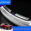 Accessoire de décoration de garniture de seuil de porte arrière de voiture en acier inoxydable de style de voiture pour Mazda CX-5 2017 2018