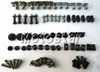 Good Professional Motorcycle Fairing screws kit لكاواساكي 1998 1999 ZX6R 98 99 ZX 6R الأسود ما بعد البيع fairings البراغي أجزاء المسمار