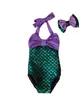 Prettybaby Bowtie Mode Prinses Meisjes Mermaid Badpak One Stuk Kinderen Peuter Bikini 2 Stks Pak Kind Badmode Kinderen Baden