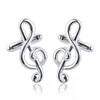 熱い販売ファッションシャツTrable Clef Cuff Luxury Cufflinks音楽ノートClassic French Cufflink for Men's Gifts