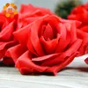 2018 Simulação Big Rose Flores Artificiais Bola Cabeça Broche Festival Home Decor Decoração de Casamento Flor Decorativa Flor De Seda HJIA048