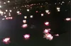 Nowy Dojazd Średnica 19 CM LED Lotos Lampa w Kolorowe Zmienione Pływające Basen Wody Wishing Light Lampy Latarnie na Dekoracji Party