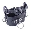 Groothandel topkwaliteit lederen halsband mondknevel / bondage / seksspeeltjes voor volwassenen8146807