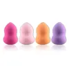 Whole 4 Color Mini Gourd Makeup Cosmetic Sponge Puff Set Foundation Base Powder Cream Concealer Blusher Cosmetic Blending Puf1762133