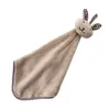 New towel Coral velvet rabbit modeling towel kitchen wipes cartoon clean Towel Wipe the cloth IC850