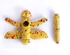 Två härliga Bamboo Dragonfly Holder Portable Mini Pipe Fittings Creative Key Pendant