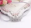 Diamond Crown Baby pannband Princess Spädbarn Crystal Diamond Pearl Tiara Crown Head Strap Elastic Hairband Children Smycken Accesso4516077