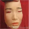 2017 Ganze weibliche Maske Silikon realistische menschliche Hautmaske Halloween Tanz Maskerade Cosplay Party Dame Mädchen Gesichtsmaske 9470763