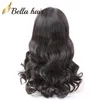 SALE Brazilian Virgin Human Hair Wigs Front Full Lace Wig with Baby Hair Wavy Loose Wave For Black Women BellaHair