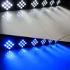 DMX Wireless Battery Powered LED Flat Par Light 6in1 RGBWAUV 9 18w 10 pack with flight case packing200T