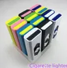 2015 Cigarette Lighters Portable USB Electronic Rechargeable Battery Cigarette Flameless Lighter Wind Proof Household Sundries Smoking..