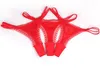 Valentine Rose Thongs Presentpaket för fru Sexig röd blomma Thongs Lace Panties G-String T-Back Underkläder Hipster Underkläder Tanga Gratis frakt