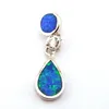 opal smycken med cz sten; mode örhänge och hängande uppsättning mexikansk eld opal de senaste designerna