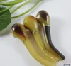 About 8CM Long Yellow Trumpet Horn LAORENTOU Imitation Yellow Horn Pipe Pipe