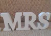 Sra. Decoração de cartas Letters brancas Casamento e quarto Adornamento Sra. Mrs Selling in Stock7715693