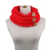 Winter vrouwen stal knop meisje dikke gebreide sjaal wol blend foulard cachecol vrouwelijke sjaals sjaals tippet cachecol feminino to322