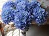 Zijde Hydrangea Bloem Bal Decorative Flower Real Touch Kunstbloemen Goede Kwaliteit voor Bruiloft Garden Market Decoratie Gratis verzending
