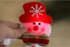 Jul Flash Cloth Art Brosch Santa Claus Luminous Brosch Juldekorationer Julklappar Gratis frakt BP001