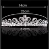 Kate Middleton Tiaras Akcesoria do włosów Crystal Rhinestone Crowns Bridal Wedding Akcesoria Crystal Princess Tiaras 2015 Pageant230n