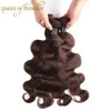 3 buntar 100g / st Body Wave Hair Weaves Brasilianska Peruanska Malaysiska Virgin Hair Weave Billiga Remy Brasilianska Human Hair Extensions