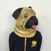 New Bulldog Latex Mask Full Head Animal Mask Cosplay Party Costume manufacturer sale free shipping