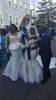2019 Elegantes Meerjungfrau-Hochzeitskleid, afrikanisch-arabisch, Übergröße, glitzernde Kristalle, Stehkragen, offene Rückseite, Pailletten, applizierte Brautkleider