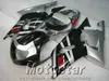 ABS пластик бодикиты для SUZUKI GSX-R600 GSX-R750 01 02 03 обтекатель K1 GSXR 600/750 2001-2003 серебро черный обтекатели комплект SK42