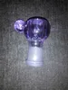 Новые 14.4 мм или 19 мм женский или мужской трубки стеклянные трубы прозрачный фиолетовый черный стекло аксессуары для курения
