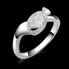 무료 배송 새로운 925 스털링 실버 패션 쥬얼리 Pave Zircon Ring Hot Sell Girl Gift 1738과 흰색 다이아몬드와 함께 제안