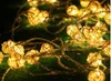 10m 100Les Bunte Nachtlicht Blitzspurlampen Weihnachtslampe Weihnachtsheimgarten Festival Lichter Chinlon LED -Serie Lichter Lichter