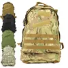 10 stks Nieuwe Unisex Sports Outdoors Molle 3D Military Tactical Rugzak Rugzak Bag Camping Reizen Wandelen Trekking 40L Gratis DHL / Fedex