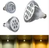 Par20 Par30 Par38 LED Spotlight E26 E27 Ściemnianie 9 W 10W 14W 18W 24 W 30W Par 20 30 38 LED Lights Cbules AC85-265V